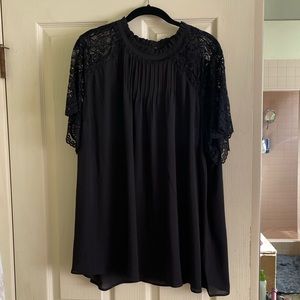 Lace chiffon shirt 3